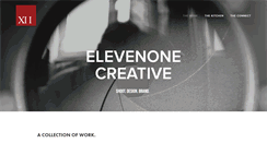 Desktop Screenshot of elevenonecreative.com