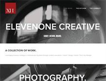 Tablet Screenshot of elevenonecreative.com